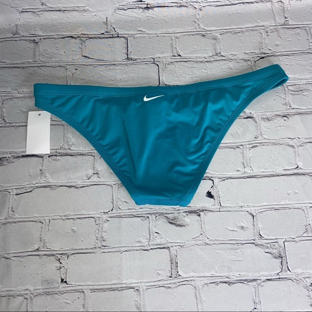 NWT Nike Women's Poly Core Solid Classic Fit Bikini Bottoms Size Large - Picture 3 of 4